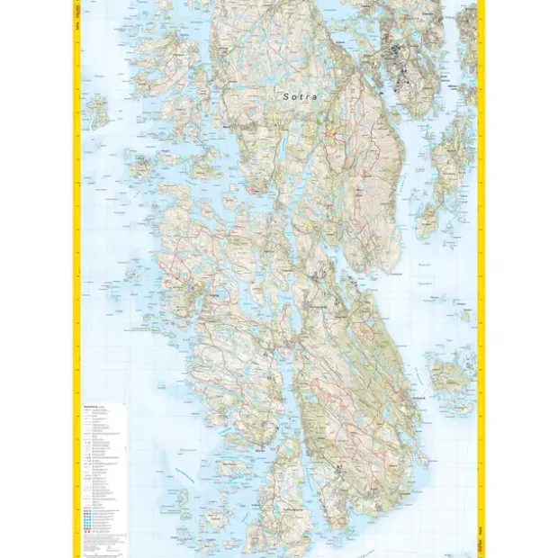 Bergen Sotra Calazo Stikart 1:25 000