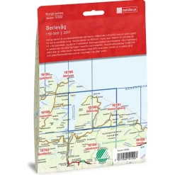 Berlevåg Nordeca Norge 1:50 000 10190