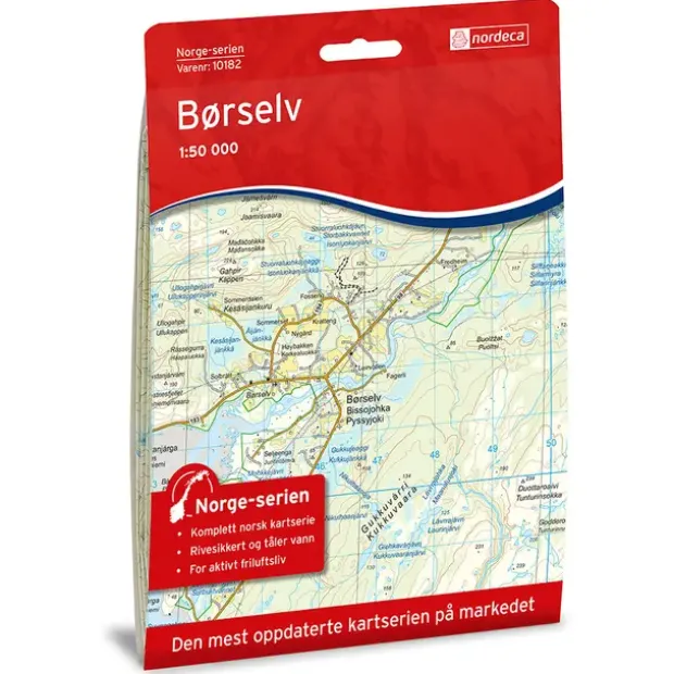 Børselv Nordeca Norge 1:50 000 10182