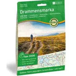 Drammensmarka Nordeca Topo 1:50 000 3016