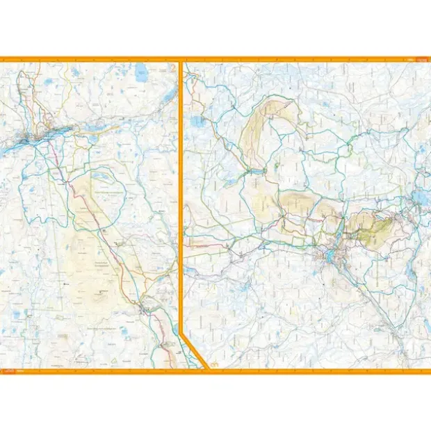 Finland: Hetta Pallas Ylläs Calazo Turkart 1:50 000