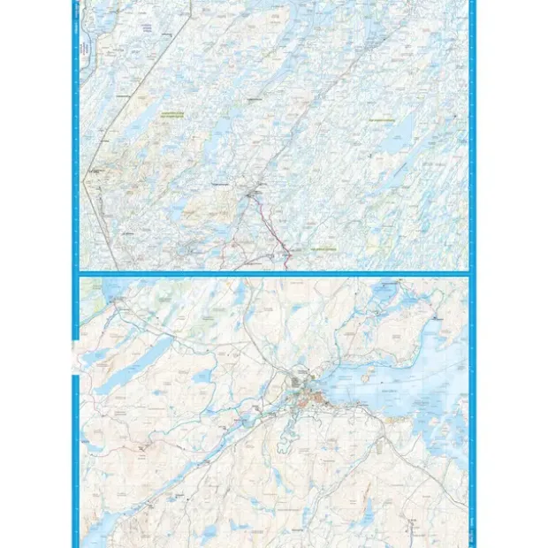 Finland: Inarijärvi Vätsäri Tsarmituntur Calazo Skjærgårdskart 1:100 000 1:25 000