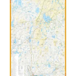 Finland: Pöyrisjärven erämaa Calazo Turkart 1:50 000