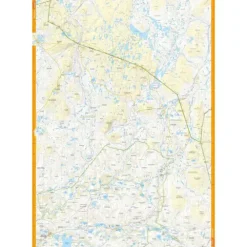 Finland: Pöyrisjärven erämaa Calazo Turkart 1:50 000