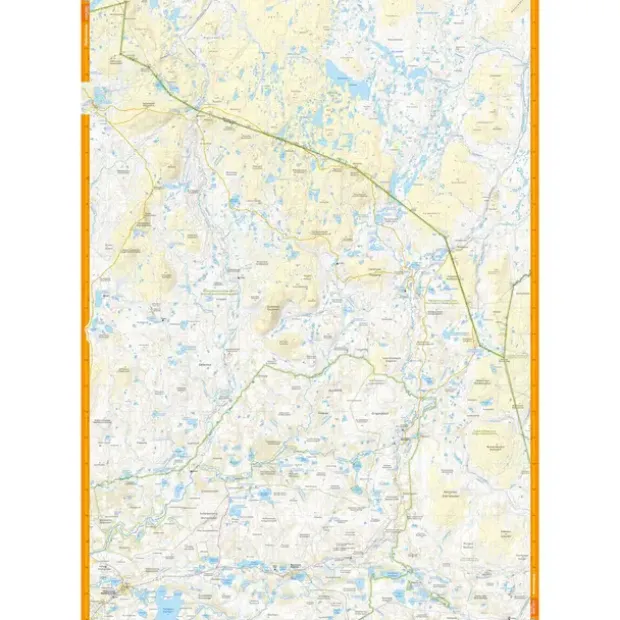 Finland: Pöyrisjärven erämaa Calazo Turkart 1:50 000