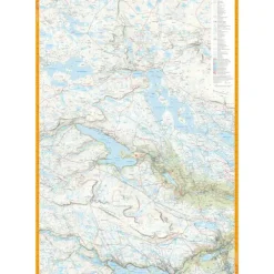Finse Hallingskarvet Aurlandsdalen Calazo Turkart 1:50 000