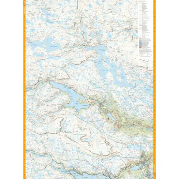 Finse Hallingskarvet Aurlandsdalen Calazo Turkart 1:50 000