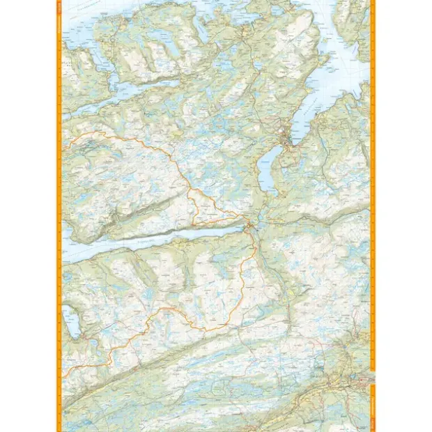 Fjordruta Calazo Turkart 1:50 000
