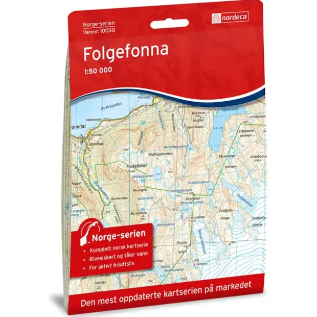 Folgefonna Nordeca Norge 1:50 000 10030