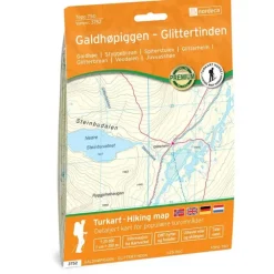 Galdhøpiggen-Glittertinden Nordeca Topo 1:25 000 3752