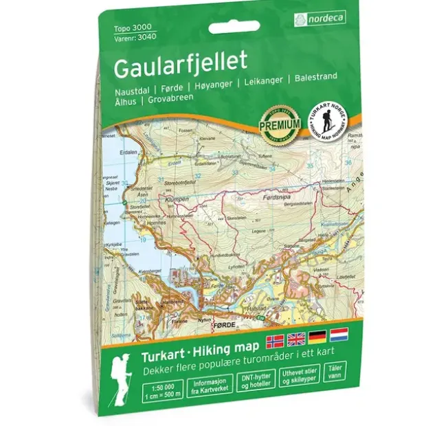 Gaularfjell Nordeca Topo 1:50 000 3040