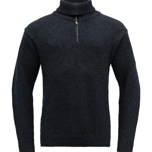 GenserDevold Nansen Wool Zip Neck U 280