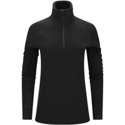 Genser til dameAclima Fleecewool Polo Zip W 123