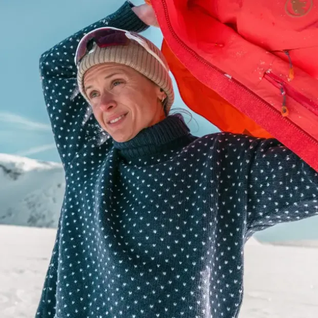 Genser til dameDevold Sørisen Wool Sweater W 284
