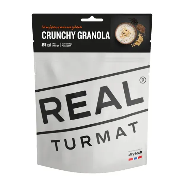 Granola med sjokolade Real Turmat Crunchy Granola