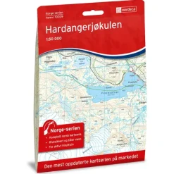 Hardangerjøkulen Nordeca Norge 1:50 000 10039