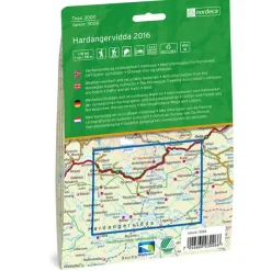 Hardangervidda Nordeca Topo 1:50 000 3006