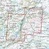 Hardangervidda vest Trolltunga Folgefonn Calazo Turkart 1:50 000