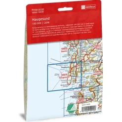Haugesund Nordeca Norge 1:50 000 10015
