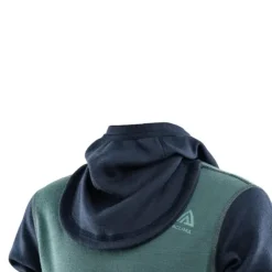 Hettegenser til juniorAclima Warmwool Hood Jr 140 299
