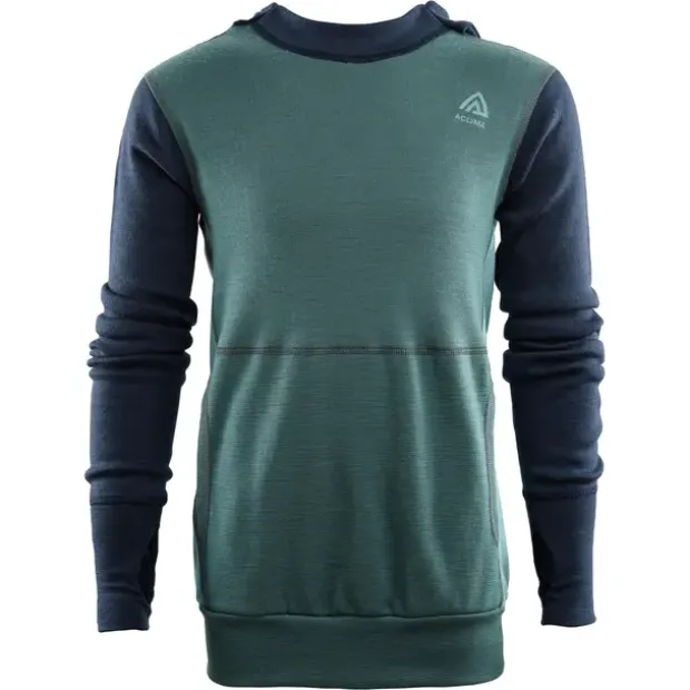 Hettegenser til juniorAclima Warmwool Hood Jr 140 299