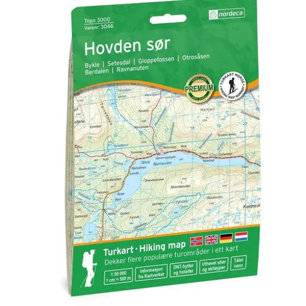 Hovden Sør Nordeca Topo 1:50 000 3046
