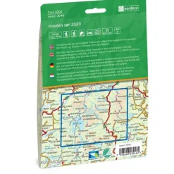 Hovden Sør Nordeca Topo 1:50 000 3046