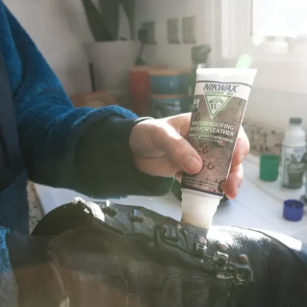 Impregnering til glatt lær Nikwax Wax for Leather 100 ml