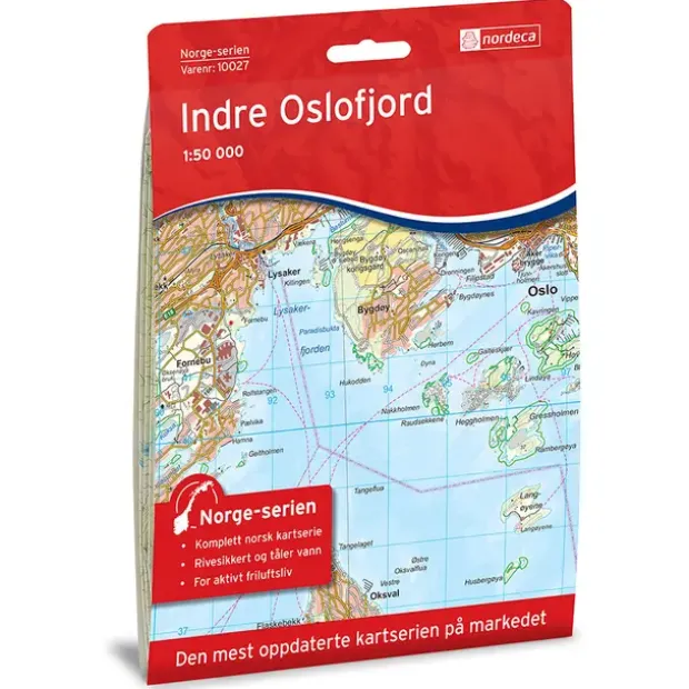 Indre Oslofjord Nordeca Norge 1:50 000 10027