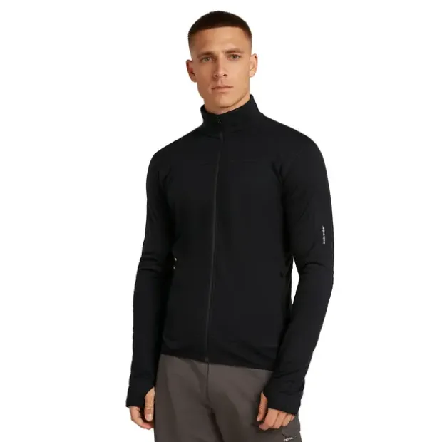 Jakke til herreIcebreaker Merino Realfleece Zip 001