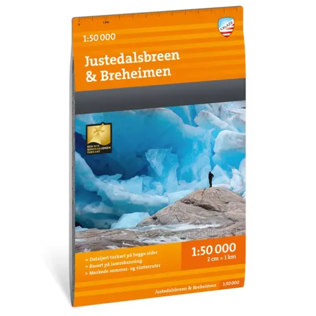 Jostedalsbreen Breheimen Calazo Turkart 1:50 000