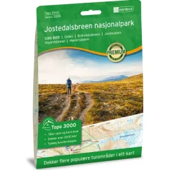 Jostedalsbreen Nasjonalpark Nordeca Topo 1:50 000 3009