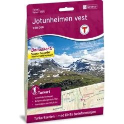 Jotunheimen vest Nordeca Turkart 1:50 000 2505