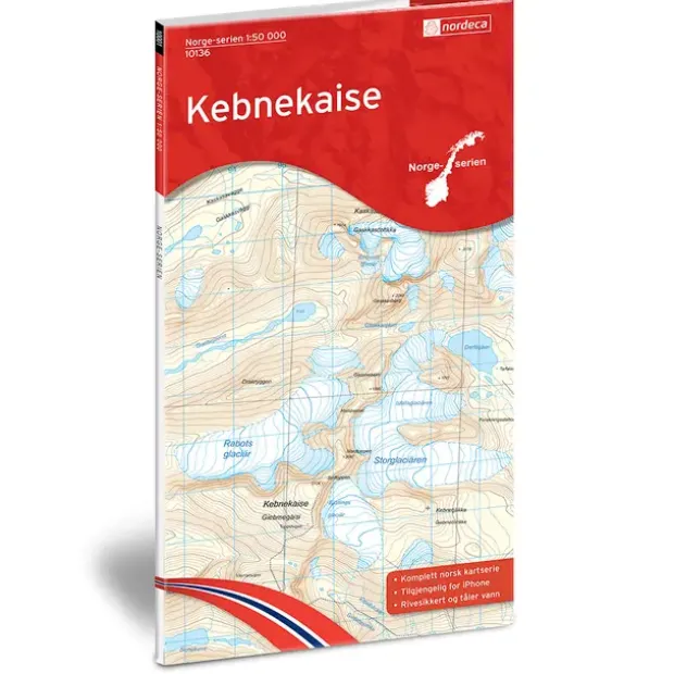 Kebnekaise Nordeca Norge 1:50 000 10136
