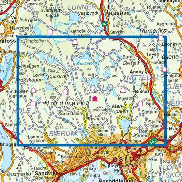Kikut Nordeca Topo 1:25 000 3755
