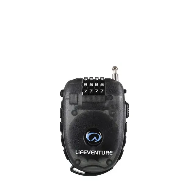 Kodelås med vaier Lifeventure Cable Lock Black
