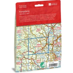 Kongsberg Nordeca Norge 1:50 000 10026
