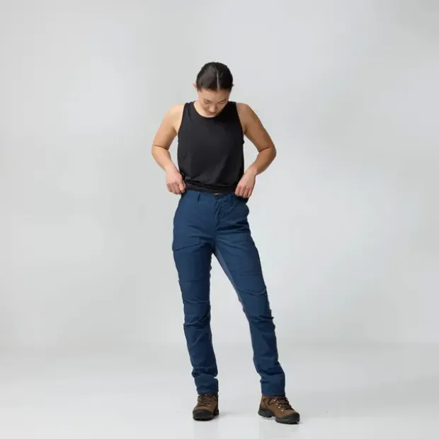Kort bukse til dameFjällräven Abisko Hybrid Tra Short W 38