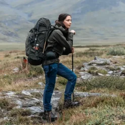 Kort bukse til dameFjällräven Abisko Hybrid Tra Short W 38