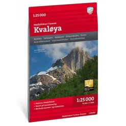 Kvaløya Calazo Høyfjellskart 1:25 000 Tromsø