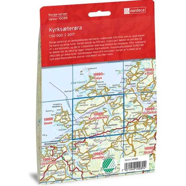Kyrksæterøra Nordeca Norge 1:50 000 10089