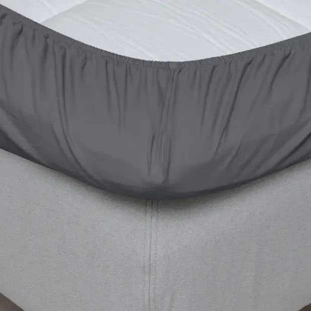 Laken Høie Jerseylaken 90x200/30 DarkGrey