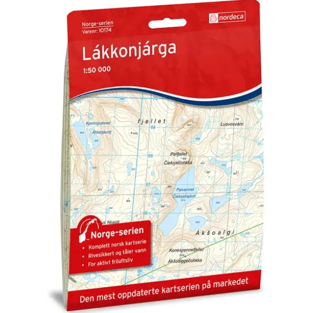 Lakkonjarga Nordeca Norge 1:50 000 10174