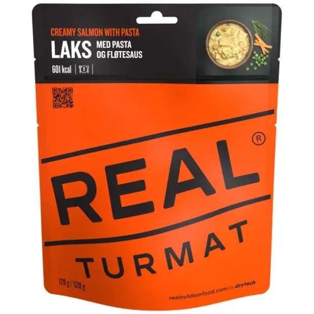 Laks med pasta og fløtesaus Real Turmat Creamy Salmon with Pasta
