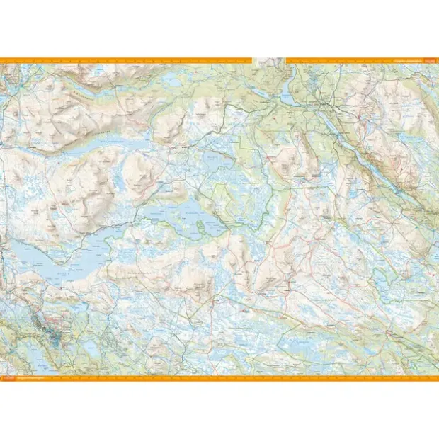 Langsua Nasjonalpark Spåtind Calazo Turkart 1:50 000