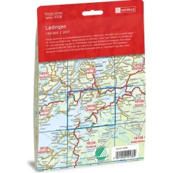 Lødingen Nordeca Norge 1:50 000 10138