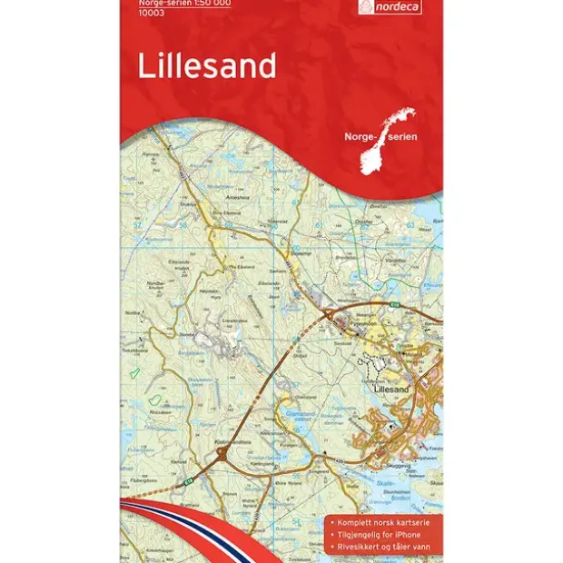 Lillesand Nordeca Norge 1:50 000 10003