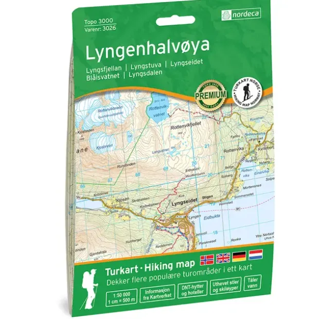Lyngenhalvøya Nordeca Topo 1:50 000 3026