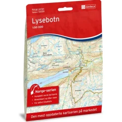 Lysebotn Nordeca Norge 1:50 000 10009