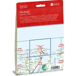 Nordkapp Nordeca Norge 1:50 000 10193